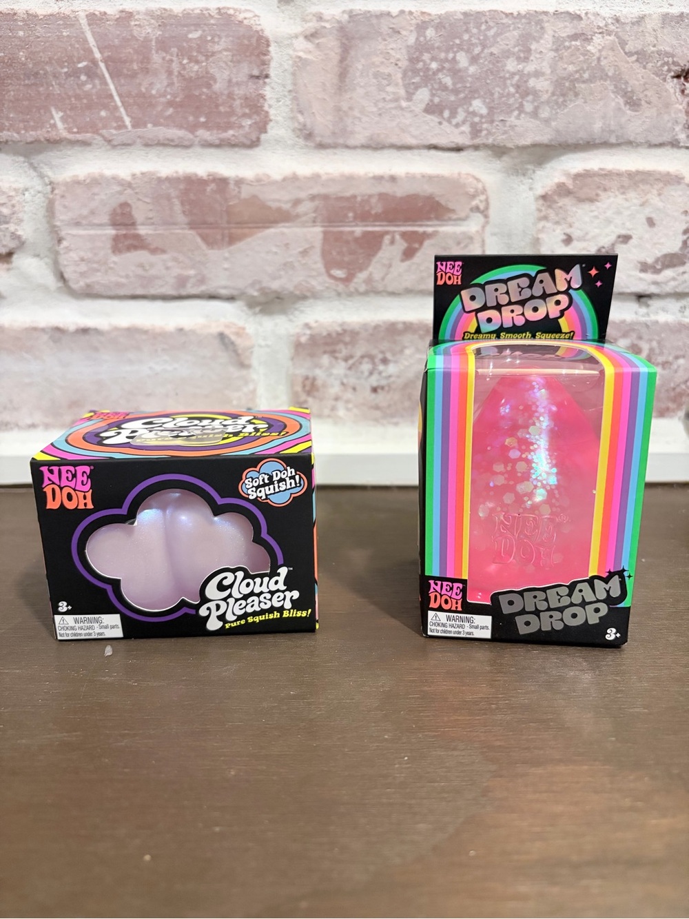 ‼️ SHIPS TODAY NeeDoh Cloud Pleaser Dream Drop Pink 2pk Schylling Squishy Fidget